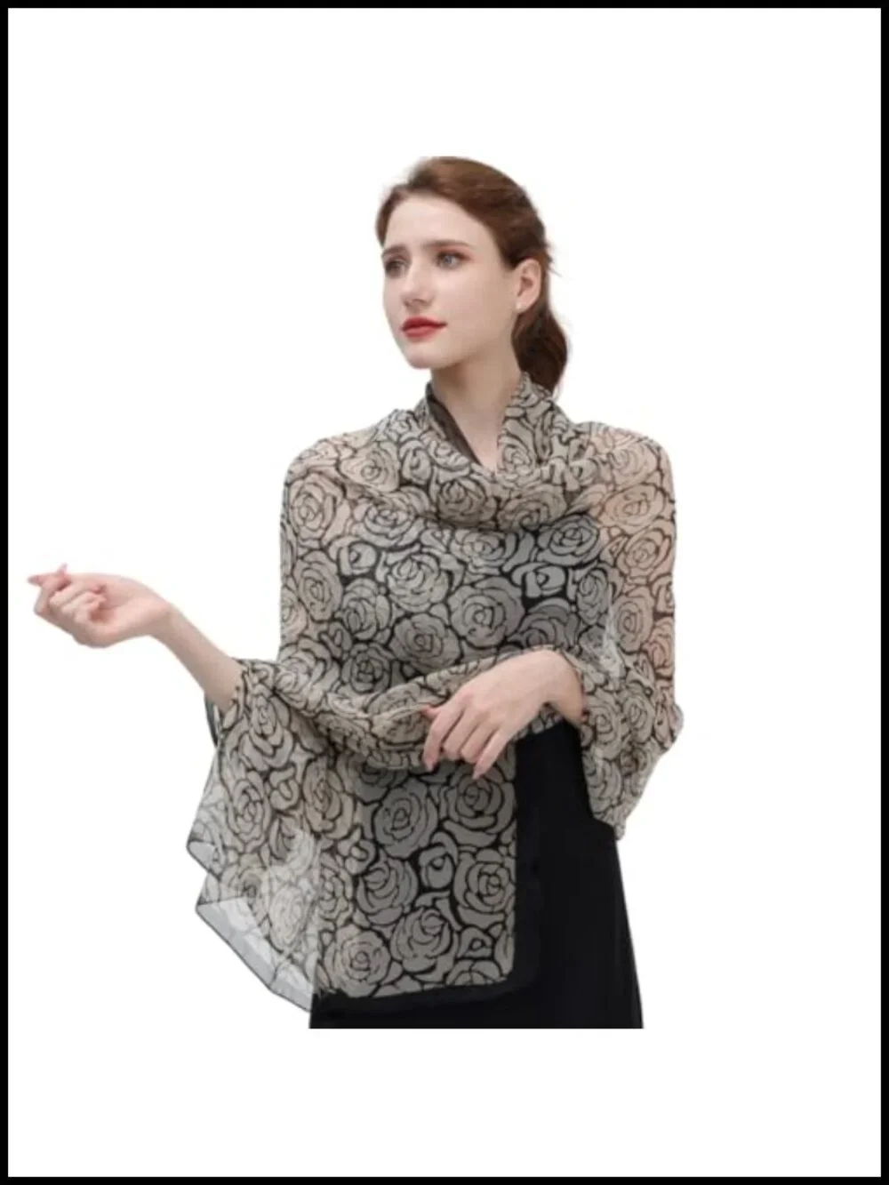 Silk Feeling Scarf for Women Lightweight Large Fashion Shawls Wrap